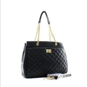 Apt. 9 Black Quilted Purse